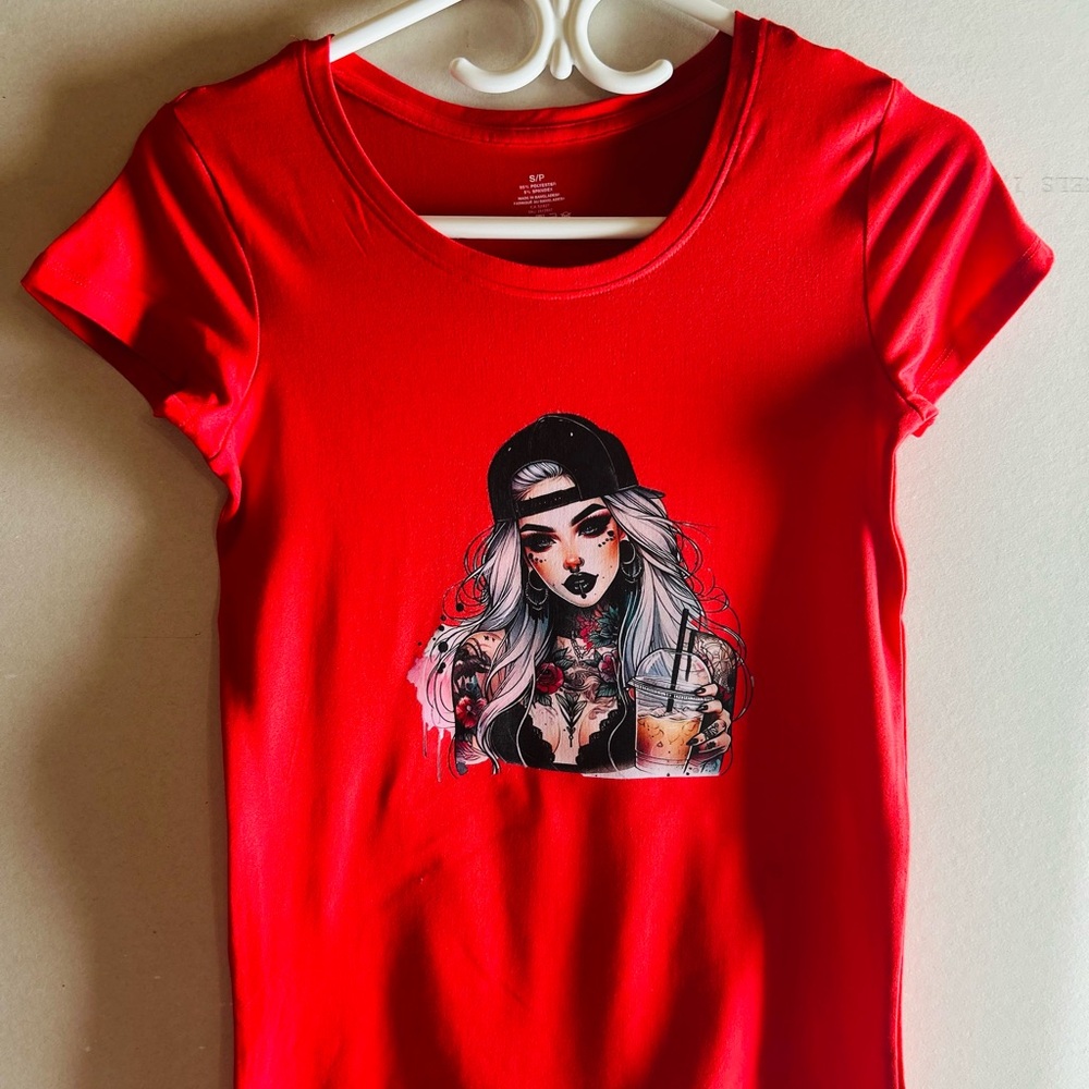 Red Graphic Tee